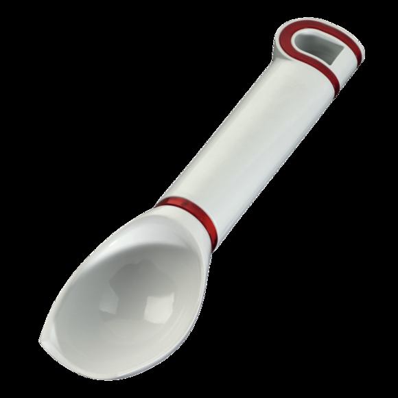 ICE CREAM SCOOP 18CM RED/WHITE