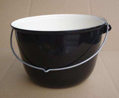 KOTLIĆ 18 CM CRNO/VANILIJA
