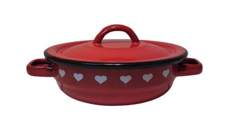 SELJAČKA ZDJELA S POKLOPCEM 14 CM 0,65L SRCE