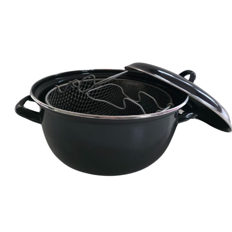 FRITEZA S POKLOPCEM I MREŽICOM 24 CM
