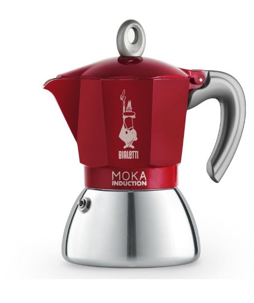 BIALETTI NEW MOKA INDUCTION RED 6 CUPS