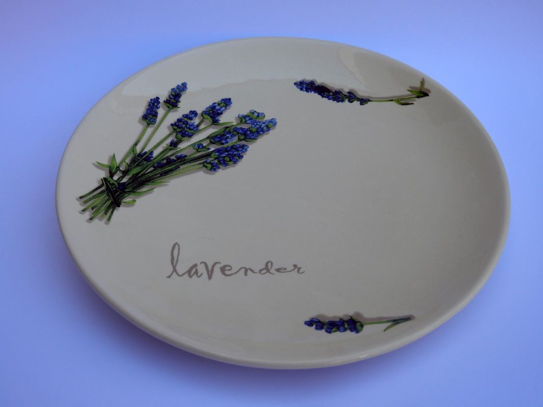 TANJUR PLITKI KERAMIČKI - LAVANDA