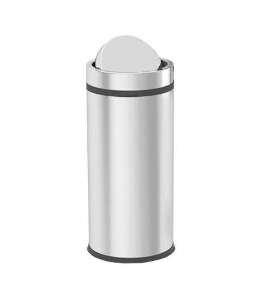 KOŠ ZA SMEĆE S ROTIRAJUĆIM POKLOPCEM 11Lt INOX 