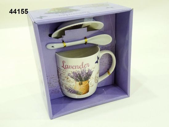 ŠALICA KERAMIČKA LAVANDA U KUTIJI