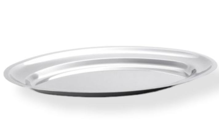 OVAL INOX 50*33cm