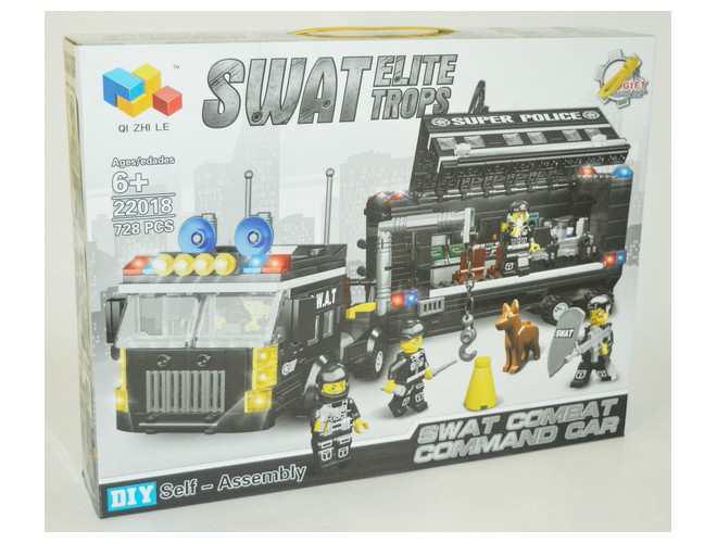 KOCKE ZA SLAGANJE 728KOM SWAT 