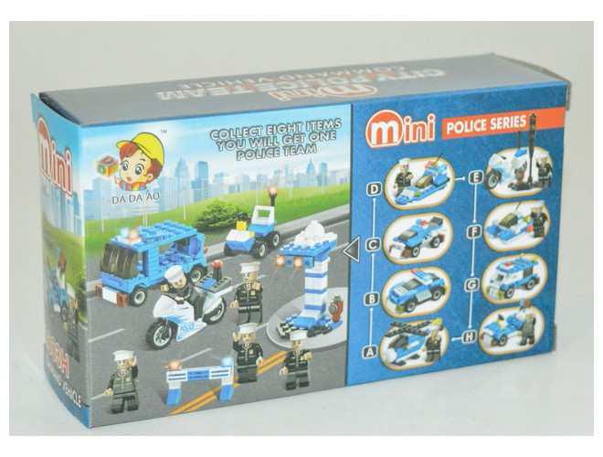 KOCKE ZA SLAGANJE 41-48 KOM VOZILO POLICIJSKO 