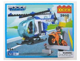 KOCKE ZA SLAGANJE HELIKOPTER POLICIJSKI 164KOM