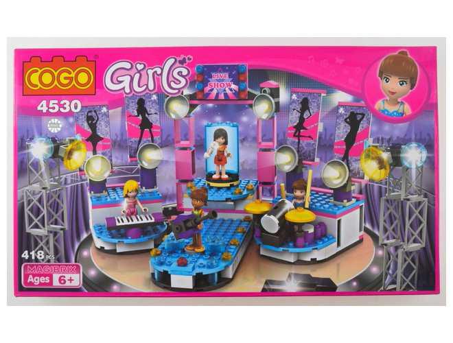 KOCKE ZA SLAGANJE 418KOM  GIRLS