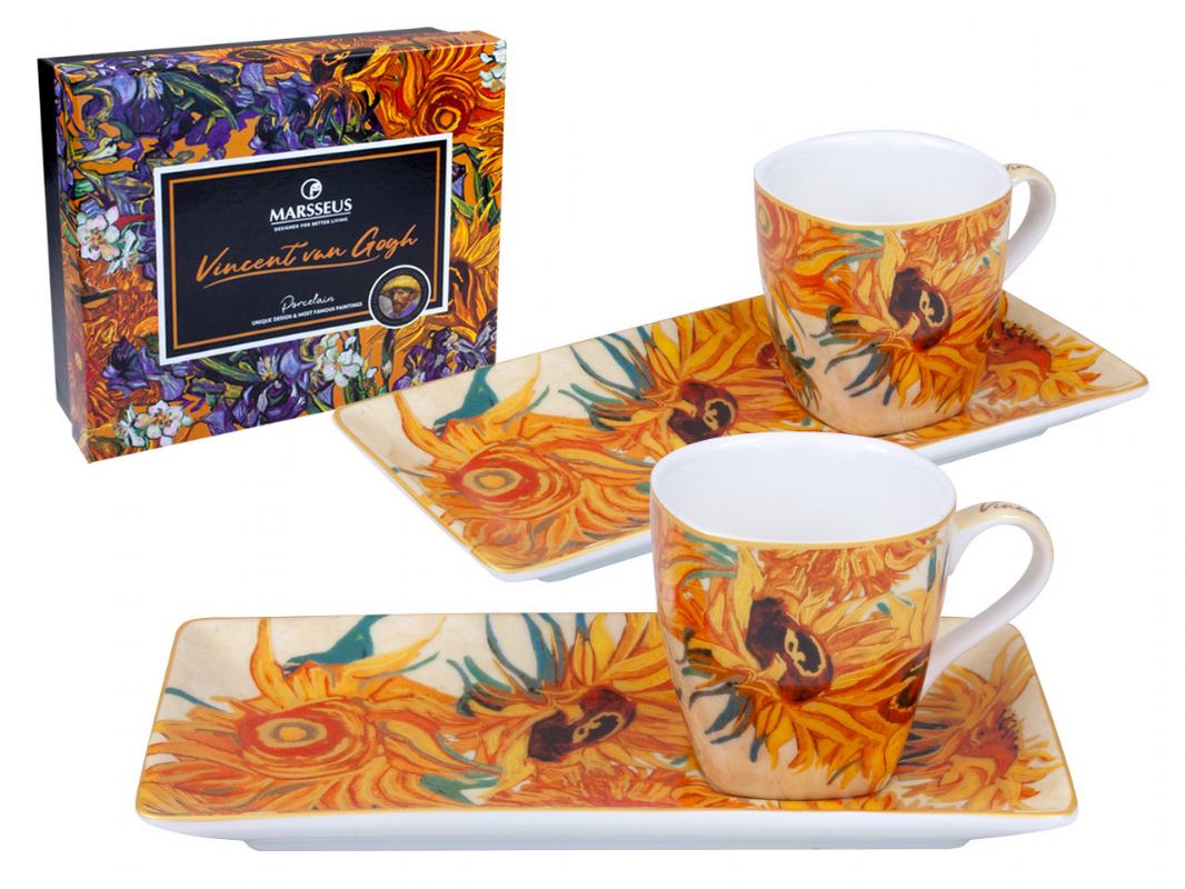 Set šalica za espresso – Suncokreti, Vincent van Gogh