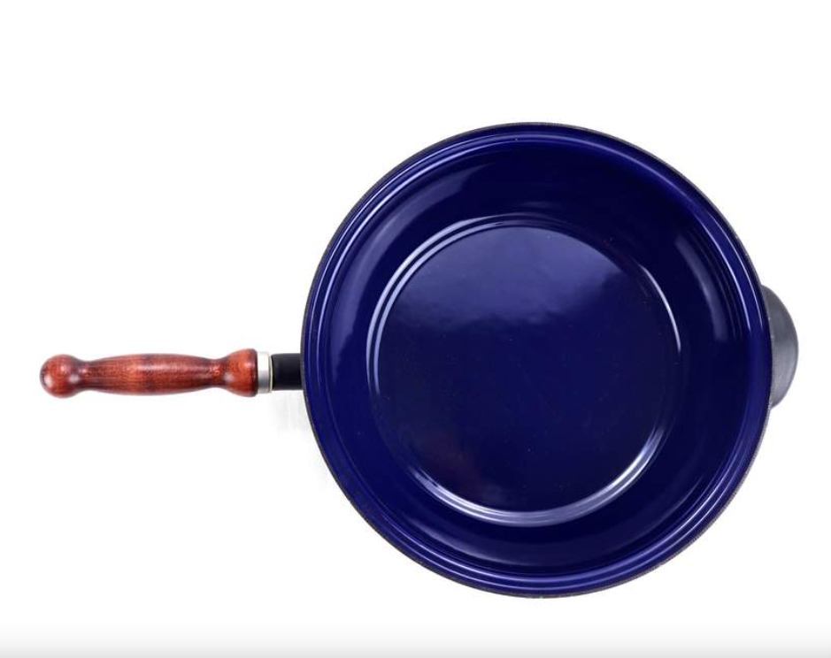 Emajlirana tava s odvojivom drvenom drškom ø 24 cm – BSE | BELIS