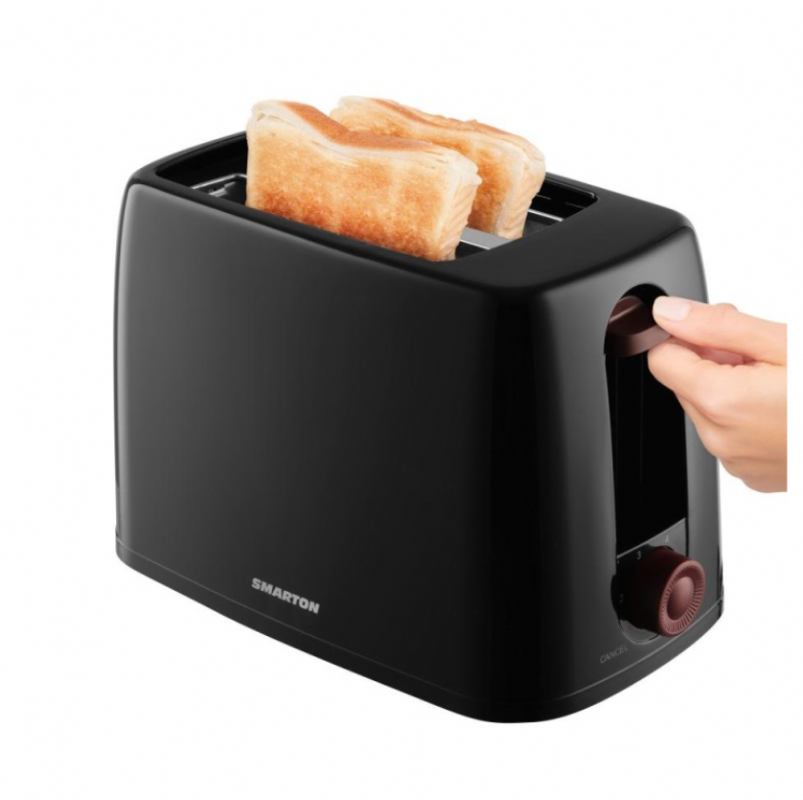 Toster Smarton TS310, 650 W, crno-crveni