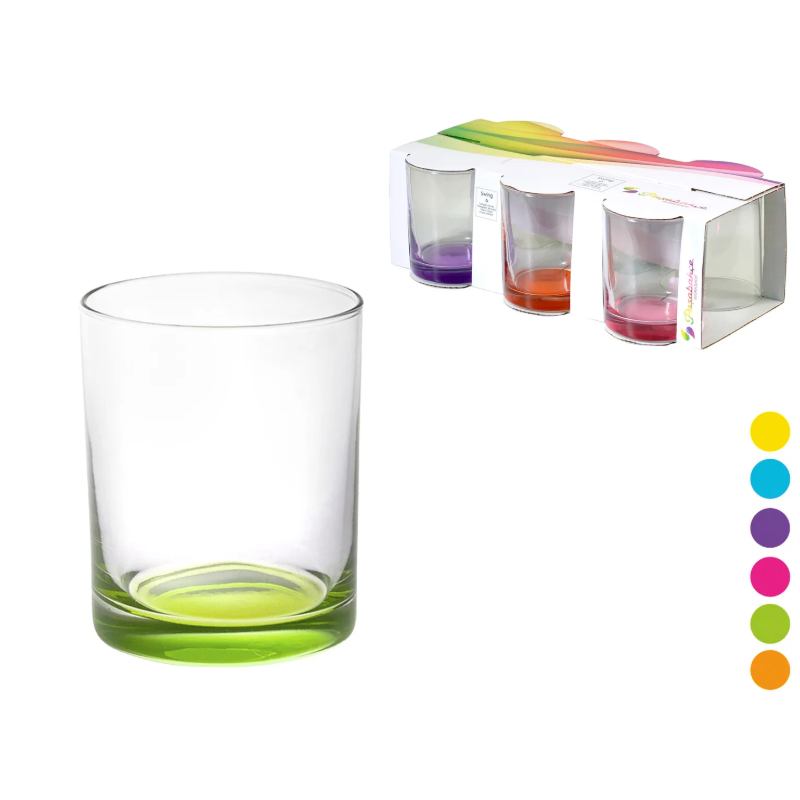 Set 6 čaša 28 cl u boji