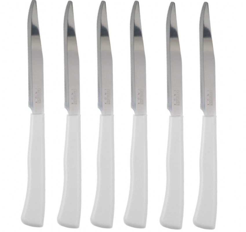 SET NOŽEVA 6 KOMADA BIJELI