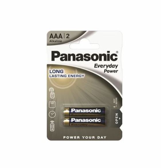 PANASONIC BATERIJE 1,5V AAA 2 KOM. U PAKIRANJU