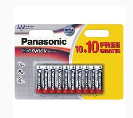 PANASONIC BATERIJE 1,5V AAA 10KOM. U PAKIRANJU