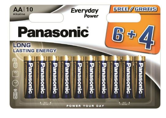 PANASONIC BATERIJE AA 10/1 1,5V ALKALNE