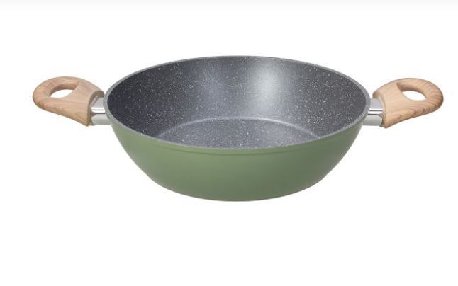 TAVA S DVIJE RUČKE 24 CM STONE