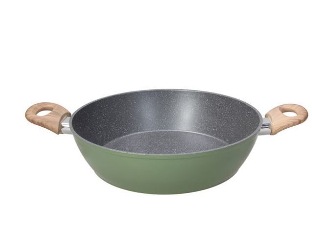 TAVA S DVIJE RUČKE 28CM STONE