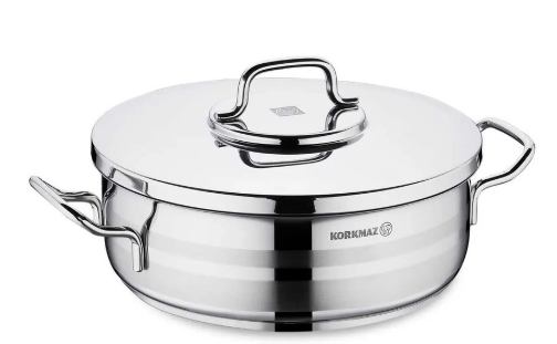 KORKMAZ ASTRA II NISKI LONAC S POKLOPCEM 28CM
