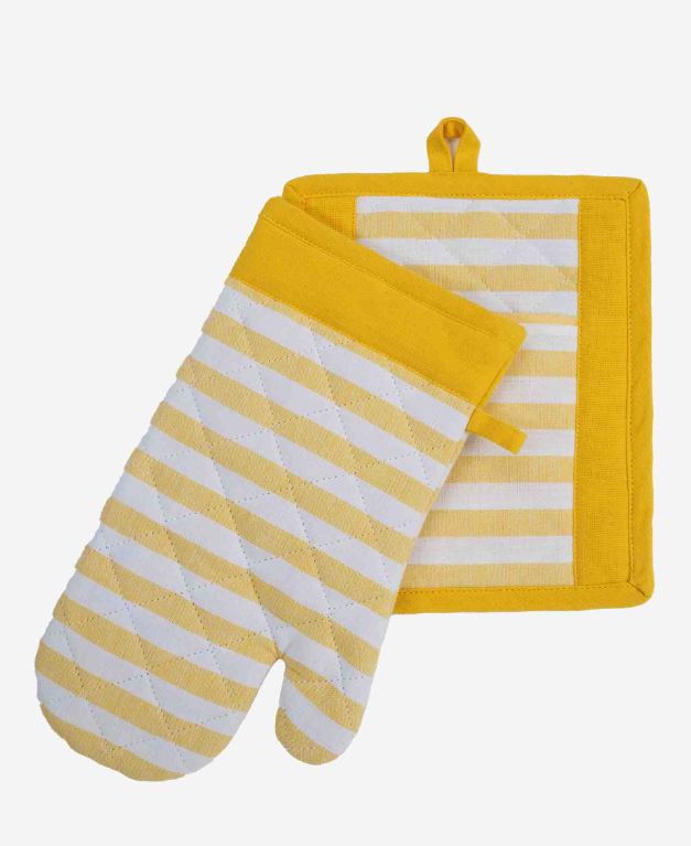STRIPES  KUHIN JSKI SET ŽUTE PRUGE