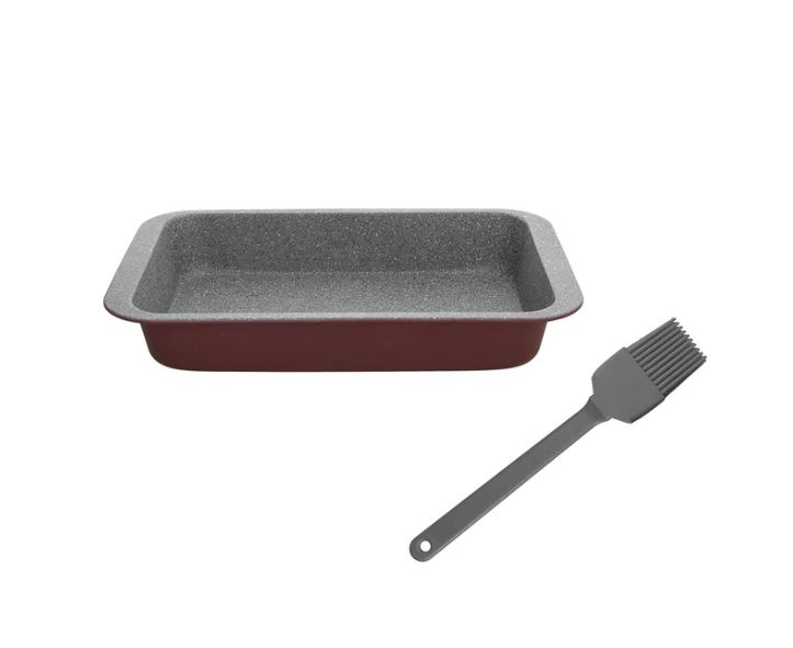SET ZA KOLAČE PLEH CM 23X13CM + KIST