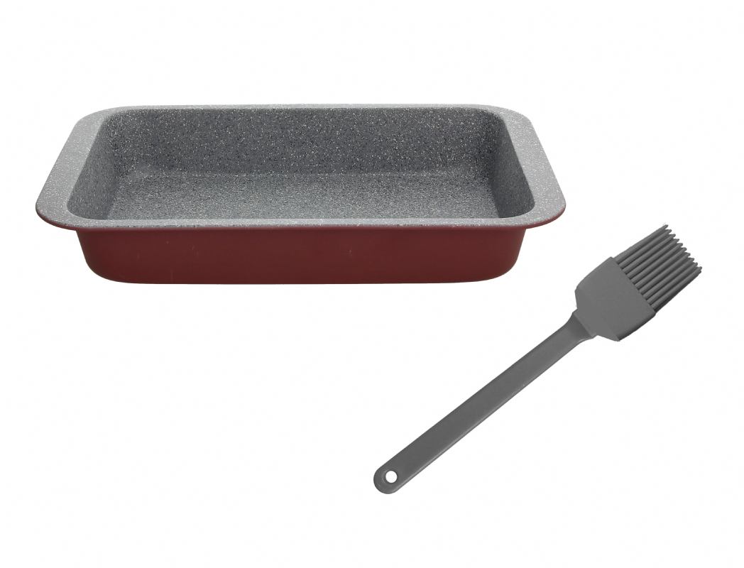 Set za pečenje Plumcake 23×13 cm s kistom – Tognana