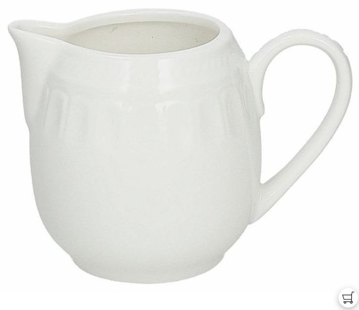 Keramička posuda za mlijeko – 120 cc, bijela