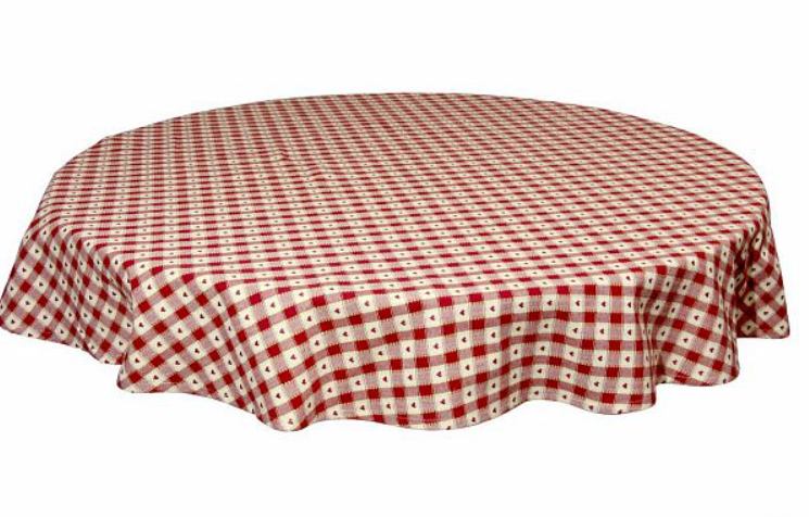 STONJAK TEKSTIL OKRUGLI 170 CM CRVENI
