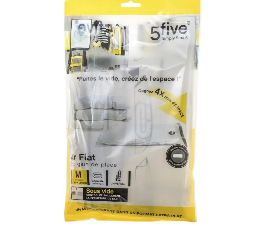 FIVE VAKUM VREĆA PROZIRNA 60X80 CM POLIETILEN