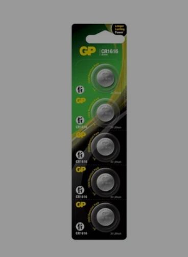 BATERIJA GP CR1616 LITHIUM 1/1