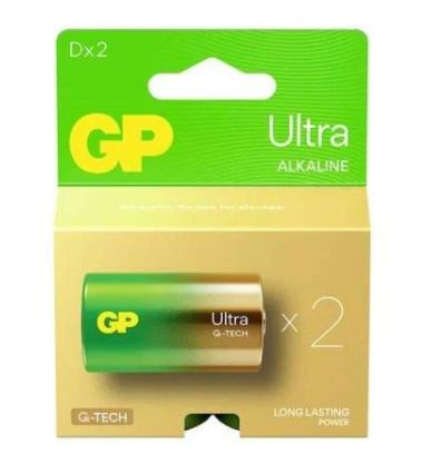BATERIJA GP ULTRA ALKAL D 2/1R20