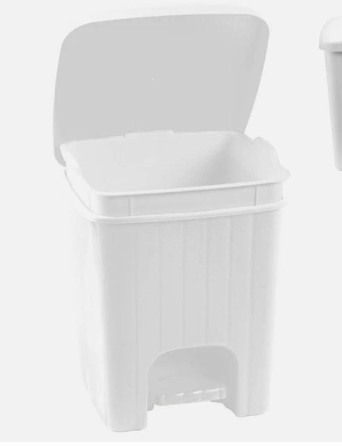 KANTA ZA SMEĆE S PEDALOM BIJELA 4,5 L