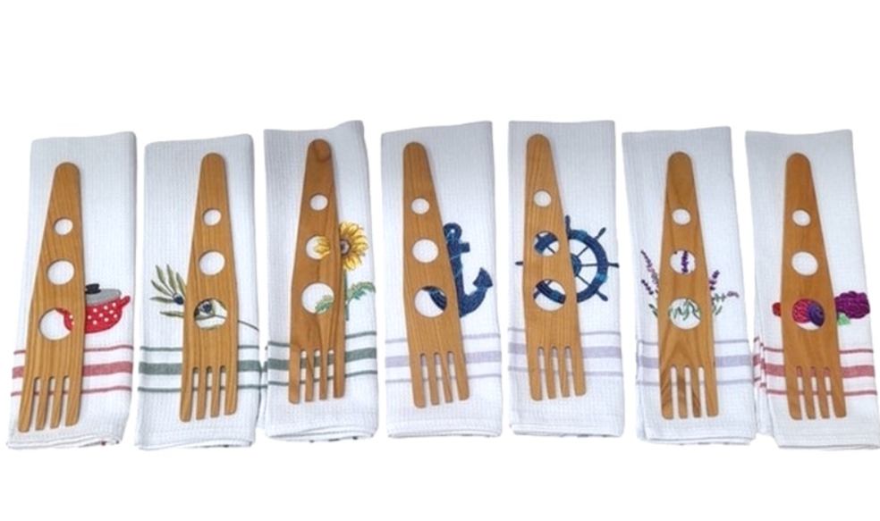 SET KUHINJSKA KRPA + PRIBOR ZA TJESTENINU