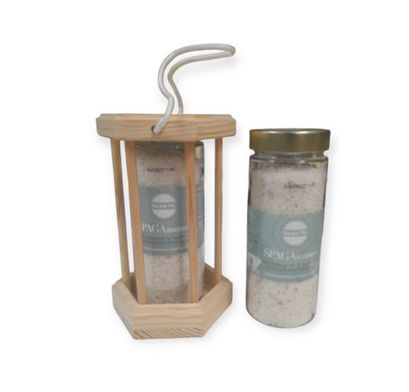 SOL ZA KUPANJE  KADULJA 500 G U DRVENOM STALKU