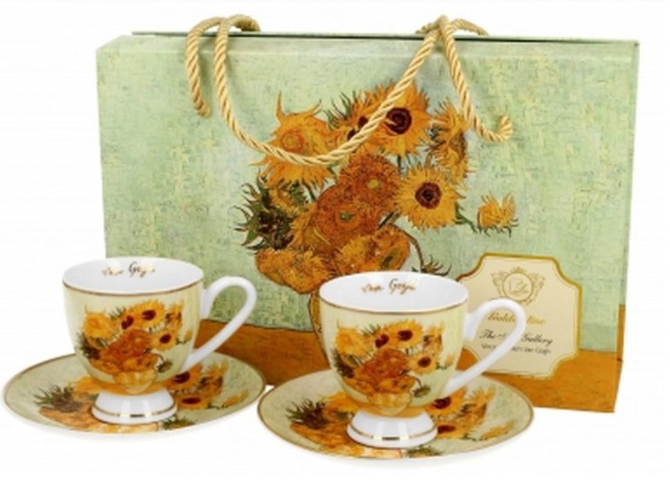 D-SET 2 ŠALICE ESPRESSO VAN GOGH SUNCOKRETI