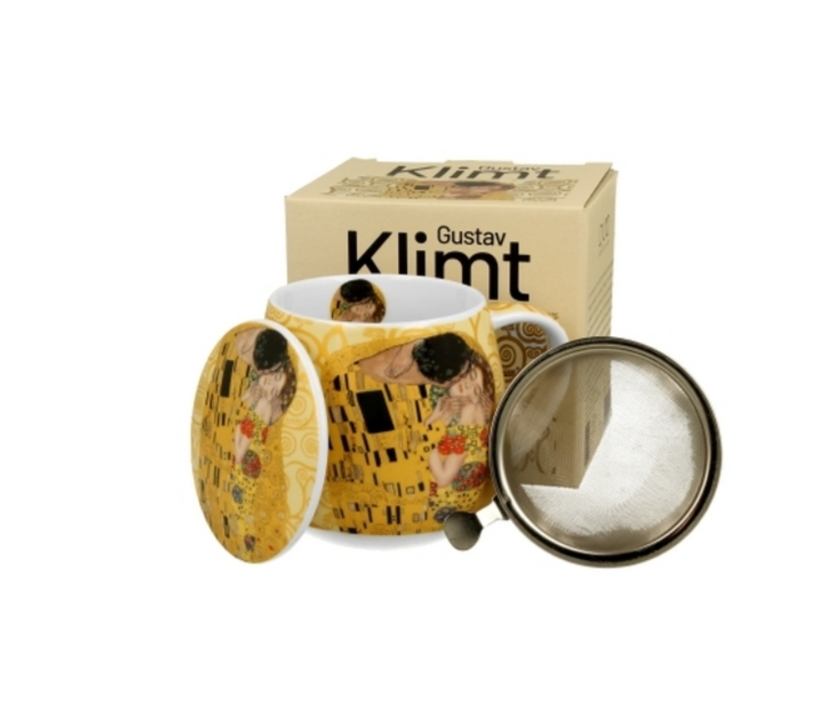 D-ŠALICA SA CJEDILOM KLIMT POLJUBAC