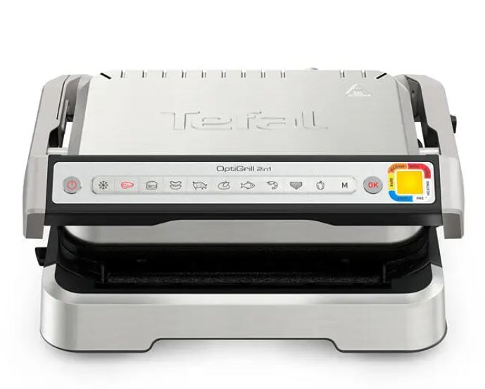 TEFAL OptiGrill 2in1 Inox GC772D30