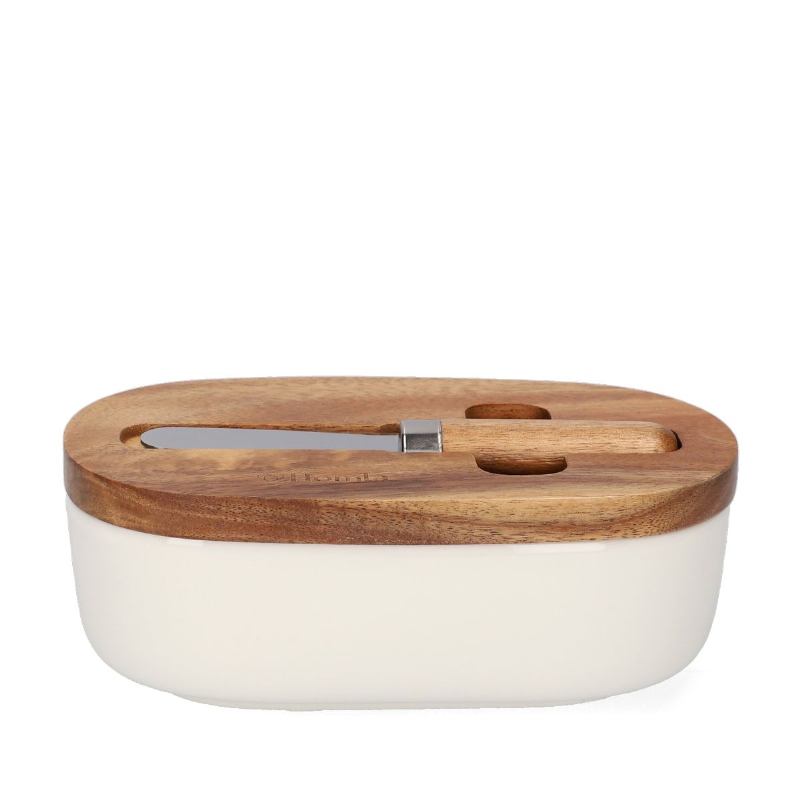 ZDJELA ZA MASLAC S NOŽEM I POKLOPCEM 9X16CM