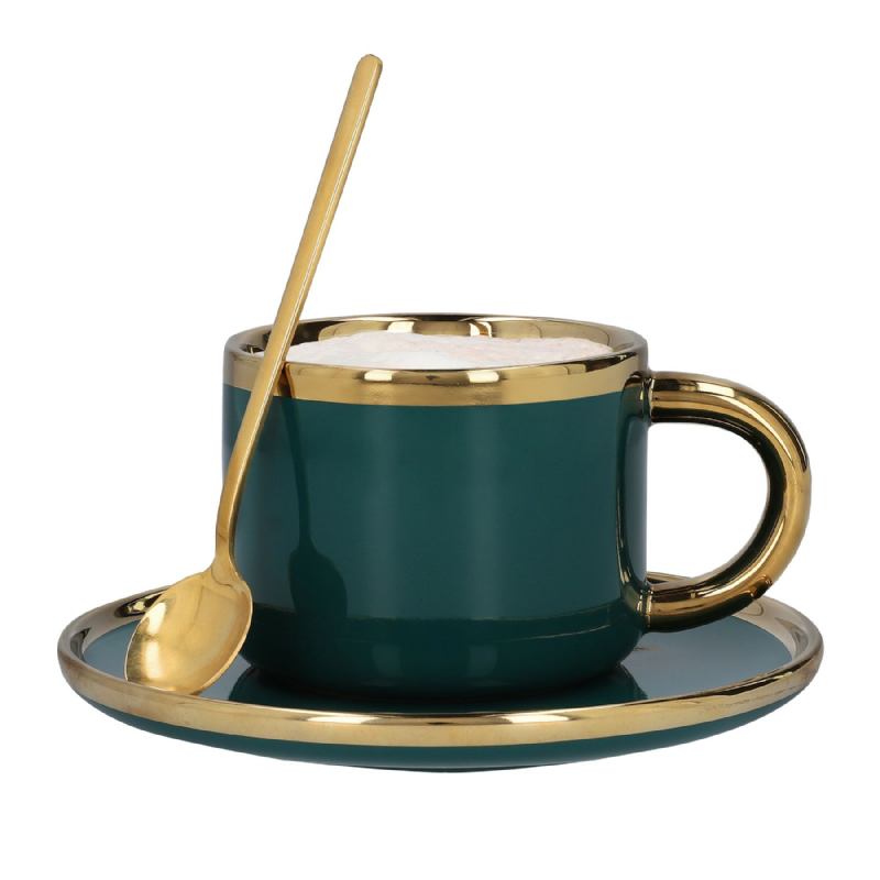 ŠALICA SINNES S TANJURIĆEM I ŽLICOM PORCULAN