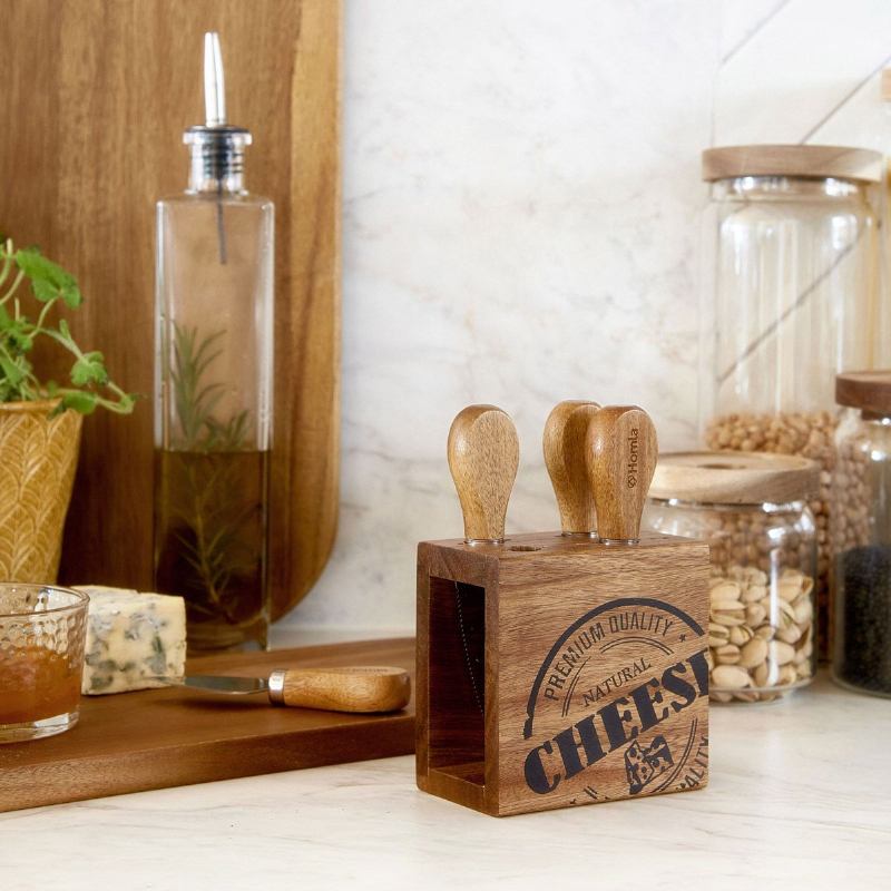 SET NOŽEVA  ZA SIR  MOOKA  4 KOM.