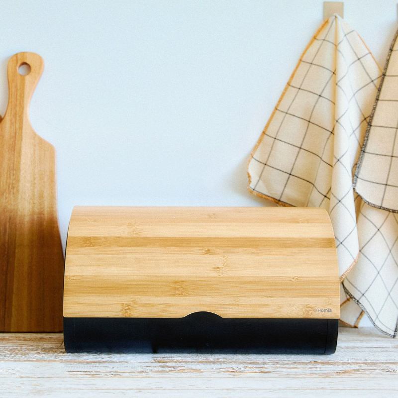 KUTIJA ZA KRUH RAKEL 38X25X21 CM BAMBUS