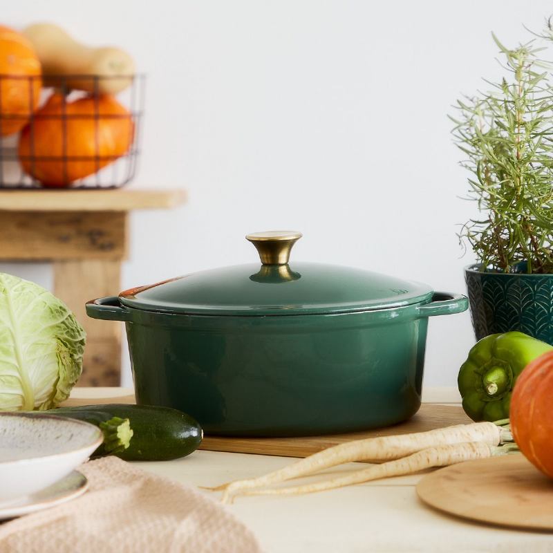 OVALNI LONAC 3,5 L LJEVANO ŽELJEZO - ANDREAS