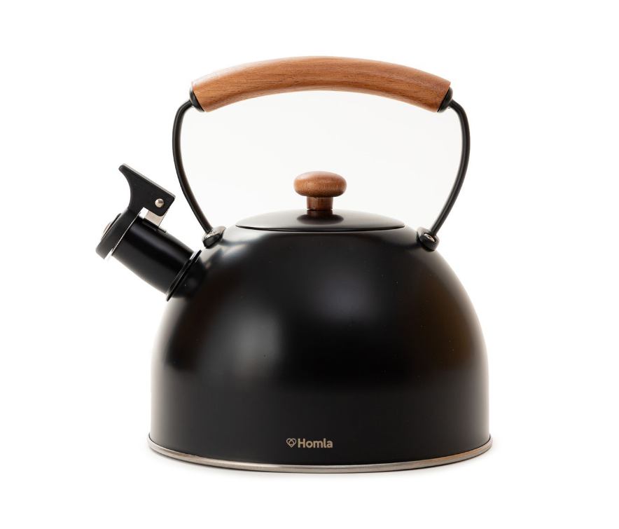 KUHALO ZA VODU 2,5 L CRNI S DRVENOM RUČKOM