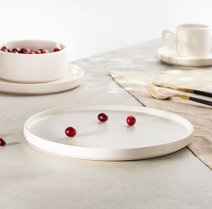 TANJUR BIJELI PLITKI 27 CM FAMELIO