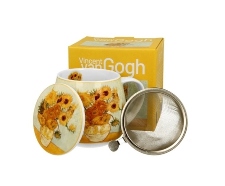 D-ŠALICA SA CJEDILOM VAN GOGH SUNCOKRETI