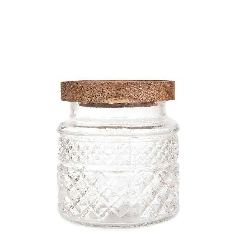 STAKLENA POSUDa S POKLOPCEM 0,6 L