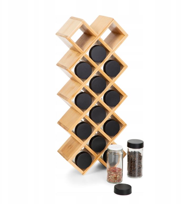 POLICA ZA ZAČINE   BAMBUS 42x17x9,5 CM