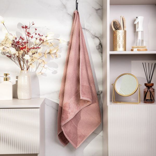 RUČNIK PAMUČNI 70X130 CM ROZA