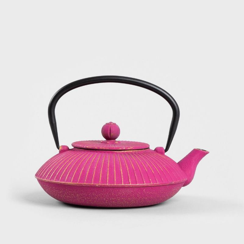 ČAJNIK ANDREAS 0,8 L LJEVANO ŽELJEZO ROZA